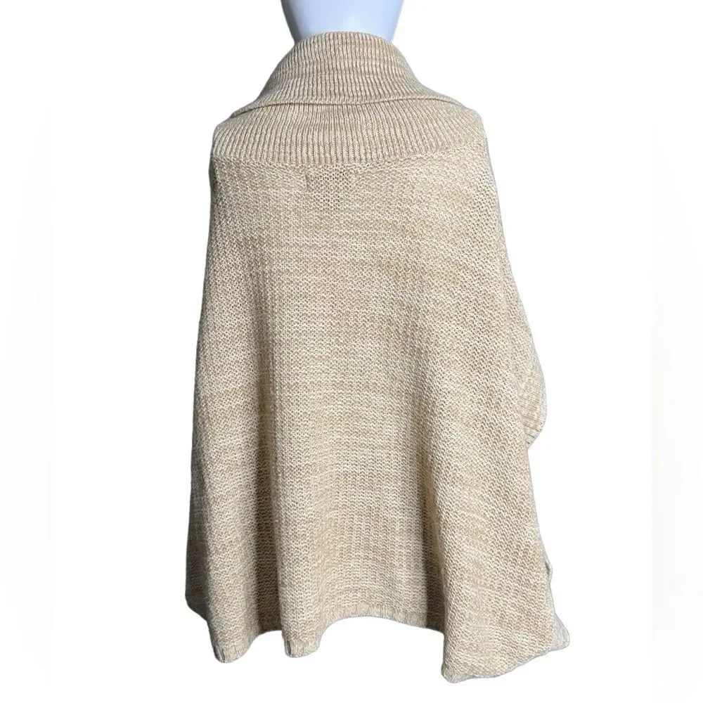 Art and Soul cowl neck knit Sweater Brown Size Large
